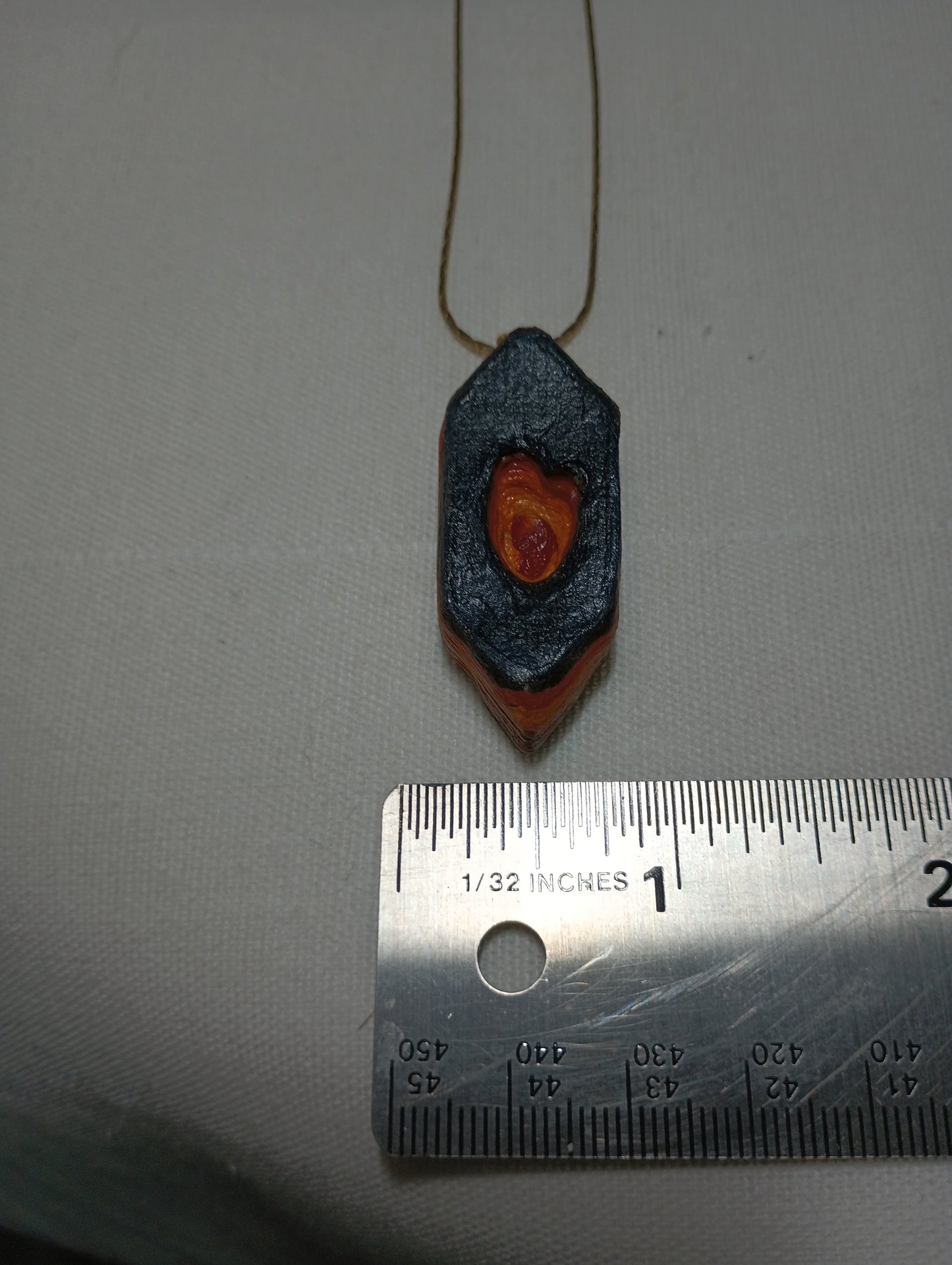 Construction Paper Pendant, Handmade, One-of-a-kind